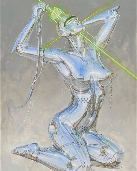 Hajime Sorayama, Mark Ryden, Iconic Artwork, Arte Robot, Metal Magazine, Arte Cyberpunk, Airbrush Art, Robot Art, Cyberpunk Art