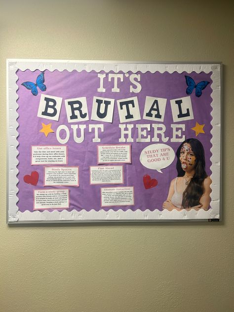 Financial Bulletin Board, Healthy Relationship Ra Bulletin Board, Olivia Rodrigo Bulletin Board, About Me Board Ideas, Study Tips Ra Bulletin Board, Taylor Swift Bulletin Board High School, Get To Know Me Ra Board, Ra Valentines Day Bulletin Boards, Back To School Bulletin Boards College