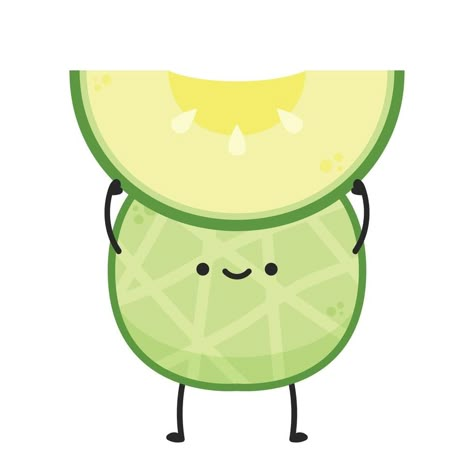 Melon character design. melon on white background. Melon cartoon. Melon Drawing Cute, Melon Cartoon, Melon Drawing, Melon Smoothie, Honeydew Melon, Xmas Stockings, Melon, Cartoon Styles, Easy Drawings