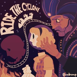 Rtc Fanart, Space Age Bachelor Man, Ride The Cyclone Musical, Cyclone Art, Arena Stage, Ride The Cyclone, Jane Doe, Emotional Rollercoaster, Theatre Nerds