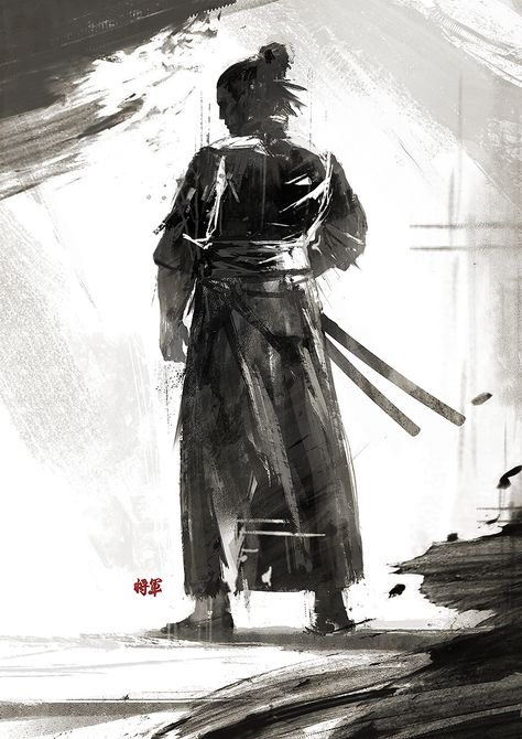 Below are some inspirational examples of Samurai illustrations, sketches and concept art pieces created by some of the talented artists featured on Concept Art World. If you would like to participate in a future theme for the Inspiration section, be sure to message us on Twitter or Facebook. Pierre-Etienne Travers Joon Ahn Benoit Godde Jonas … Tattoo Japon, Samurai Concept, 2d Artwork, Guerriero Samurai, Samurai Ninja, Ninja Samurai, Ronin Samurai, Camera Tattoos, Samurai Illustration