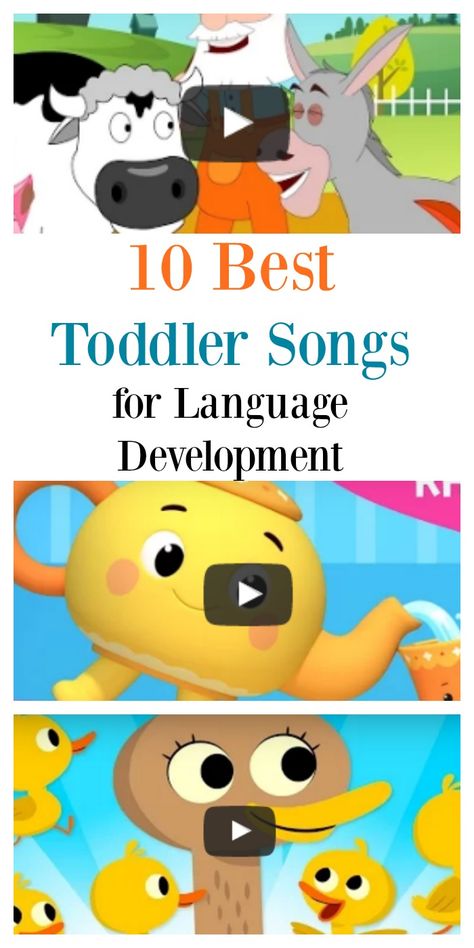 Toddler Language Development, Toddler Songs, Language Development Activities, Toddler Speech, Songs For Toddlers, Teaching Toddlers, Toddler Development, Preschool Songs, Baby Songs