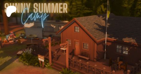 Summer Camp Tray Files | wolfxdreamer Summer Camp Sims 4, Sims 4 Camping Cc, Ts4 Builds, Sims Packs, Housing Ideas, Cc Furniture, Save File, Sims 4 Cc Furniture, Creative Block