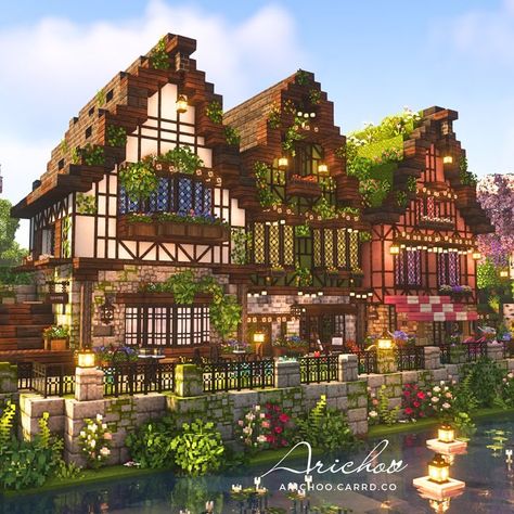 Minecraft Library Ideas, Minecraft Cottagecore House, Interior Design Minecraft, Cottage Core Minecraft House, Cottagecore Minecraft, Cottage Core House, Minecraft Interior, Bangunan Minecraft, Minecraft House Plans