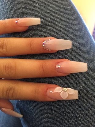 Ballerina Medium Nails Designs, Mickey Nails, Art Guide, Gel Nails Diy, Simple Gel Nails, Girly Acrylic Nails, Simple Acrylic Nails, Short Square Acrylic Nails, Pretty Gel Nails