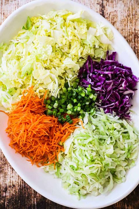 Red And White Cabbage Recipes, Shredded Iceberg Lettuce Recipes, Red And White Cabbage Salad, Lettuce And Cabbage Salad, Shredded Lettuce Salad, Shredded Lettuce Recipes, Iceberg Lettuce Recipes, Shredded Salad, Cabbage Salads