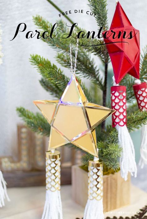 FREE Parol Lanterns – Christmas Star Cut Files - Designs By Miss Mandee. Christmas, craft, Cricut, cut file, die cut, DIY, Filipino, free, free SVG, freebie, holiday, holidays, lantern, lanterns, ornament, ornaments, parol, Parol Lanterns, silhouette, star, stars, svg, the Philippines, winter, x-mas. Parol Diy, Christmas Parol, Craft Cricut, Stars Svg, Fun Holiday Crafts, Cricut Christmas Ideas, Christ Centered Christmas, Lantern Christmas, Christmas Stars