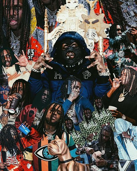 #ChiefKeef Glo Gang Logo, Chief Keef Wallpaper, Rapper Wallpaper Iphone, Rapper Art, Rap Wallpaper, Nba Wallpapers, Hip Hop Art, Chief Keef, Pop Art Wallpaper