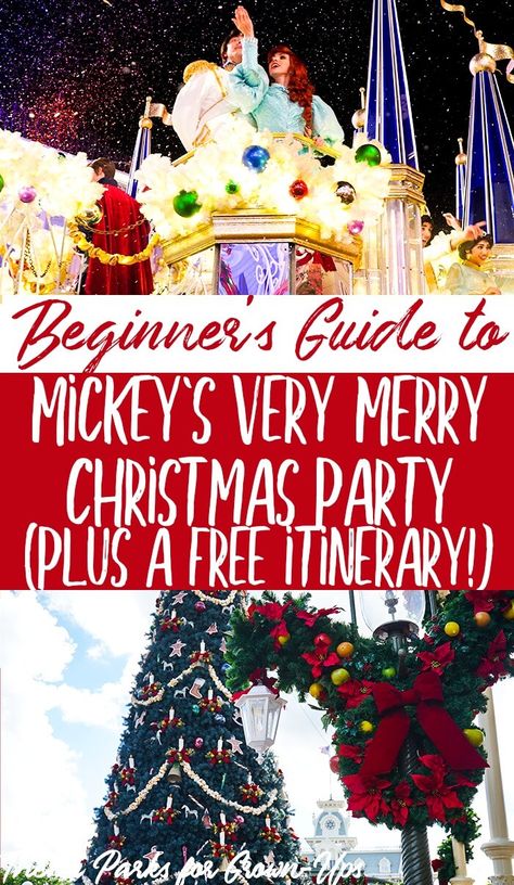 Mickey Very Merry Christmas Party, Disney World Christmas Party, Disney At Christmas, Mickeys Christmas Party, Disney Christmas Party, Disney Merry Christmas, Christmas Party Planning, Disney World Christmas, Very Merry Christmas Party