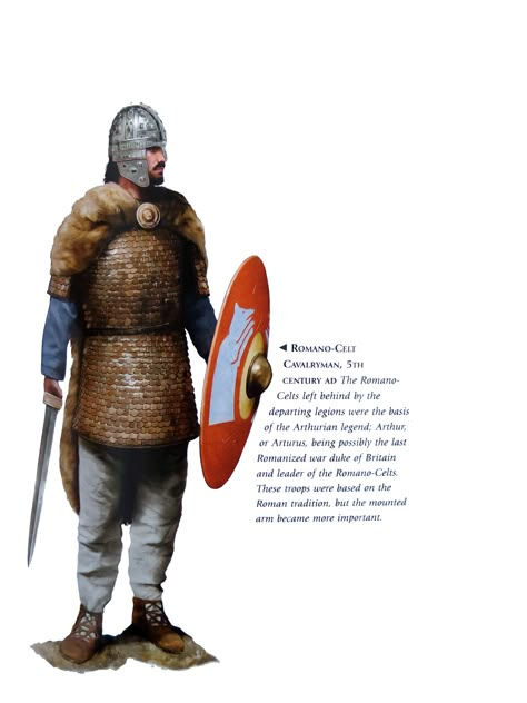 Romano- Celtic soldier Varangian Guard, Military Illustration, Happy Horse, Warriors Illustration, Roman Britain, Eastern Roman, Norse Myth, Historical Armor, Early Middle Ages