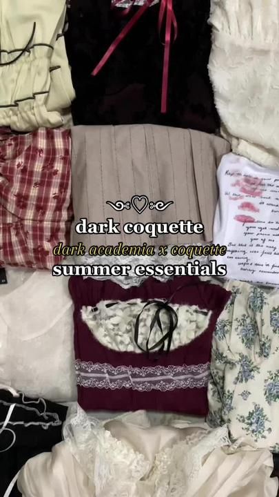 Coquette Essentials, Academia Coquette, Dark Coquette, Downtown Outfits, Vintage Americana, Swaggy Outfits, Really Cute Outfits, Cute Fits, Dream Clothes