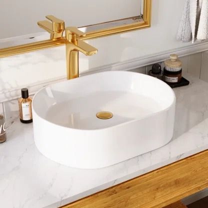 DeerValley - Wayfair Canada Lavatory Cabinet, Bathroom Vanity Bowl, Bowl Sink Vanity, Bowl Sink Bathroom Vanities, Porcelain Bathroom, Condo Bathroom, Bathroom Ceramic, Bowl Art, Modern Bathroom Sink