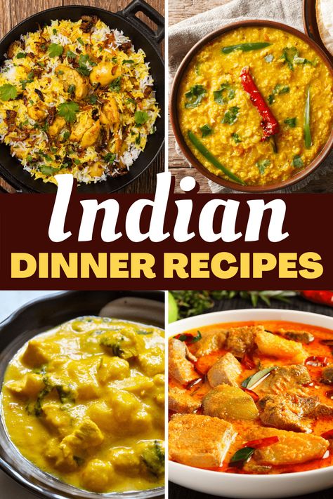 Looking for some easy Indian dinner recipes to bring some excitement to your table? From curry to butter chicken to tandoori, these dishes make for a tasty, exotic meal. Essen, Indian Vegetarian Dinner Recipes, Dinner Indian, Healthy Dinner Recipes Indian, Easy Dinner Dishes, Mint Soup, Indian Dinner Recipes, Green Gram, Light Dinner Recipes