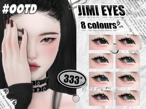 Sims Preset Eyes, Eyes For Sims 4 Cc, Sims Custom Content Eyes, Ts4 Cc Eye Contacts, Sims 4 Cc Maxis Match Eyes Presets, Eye Preset Cc Sims 4, Sims 4 Cc Korean Eyes Preset, Sims Eyes Preset Cc, Cute Sims 4 Cc Makeup