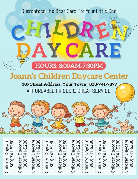 Daycare Flyers Templates, Childcare Flyers Home Daycare, Home Daycare Flyer Ideas, Daycare Enrollment Flyer, Daycare Flyers Templates Free, Daycare Advertising Flyers, Daycare Poster Ideas, Daycare Flyers Ideas, Daycare Templates