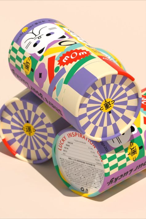 Retro Packaging, Maximalist Design, Box Creative, Cool Packaging, Graphic Design Packaging, Food Packaging Design, Packing Design, Creative Packaging Design, Creative Packaging