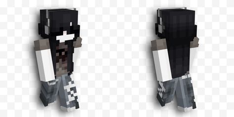 This Minecraft skin from korvy has been worn by 366 players and has the following tags: Emo, Black. It was first seen on March 15, 2022. Minecraft Emo Skin, Minecraft Skin Clothes Ideas, Minecraft Skins Emo, Minecraft Skins Female, Mc Skin, Skin Mine, Black Demon, Capas Minecraft, Minecraft Girl Skins