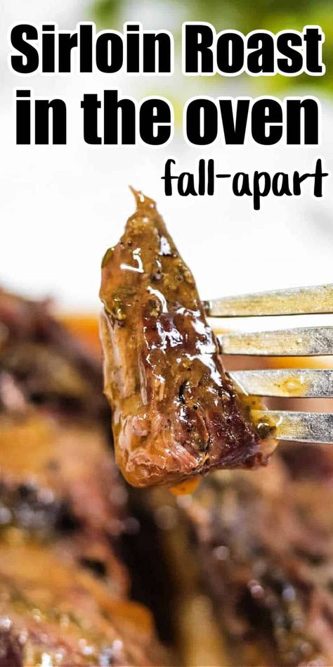 This is how to cook fall apart sirloin tip roast and gravy in the oven or slow cooker! Fork tender protein packed beef low carb meal. Sirloin Tip Roast Recipes Crockpot, Sirloin Roast Oven, Sirloin Tip Roast Oven, Roast Beef Recipes Oven, Toast In Oven, Beef Low Carb, Slow Cooked Roast Beef, Roast And Gravy, Slow Roast Beef