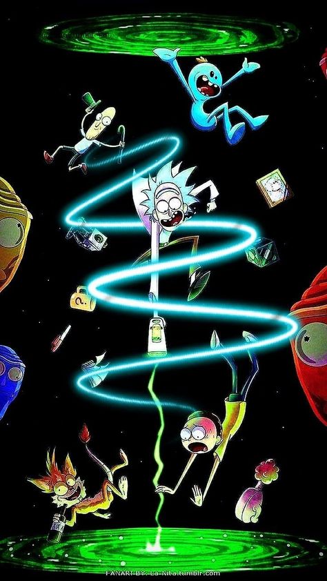 Rick And Morty Neon Wallpaper, Neon Rick And Morty, Rick And Morty Wallpapers 4k, Rick And Morty Wallpaper Iphone, Rick And Morty Portal, Rick E Morty, Rick And Morty Image, Rick And Morty Tattoo, 4k Wallpaper Android