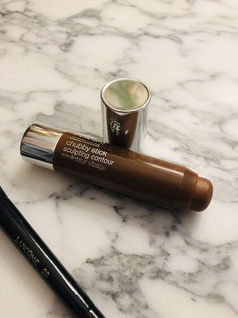 How I learned to use cream contour, feat. Clinique Chubby Contour Stick - We are glamerus Clinique Bronzer Stick, Clinique Contour Stick, Clinique Contour, Contour Aesthetic, Sephora Wishlist, Contour Sticks, Clinique Chubby Stick, Unorganized Idea, Makeup Wishlist