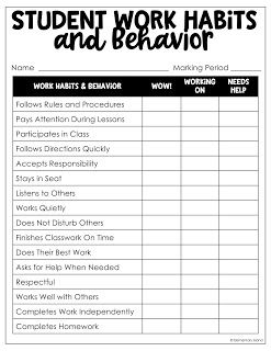 Behavior Self Assessment For Students, Behavior Assessment Forms, Student Self Evaluation Elementary, Self Assessment For Students High School, Student Assessment Ideas, Teacher Assessment Ideas, Parent Teacher Conferences First Grade, Student Self Assessment Elementary, Student Self Evaluation For Conferences