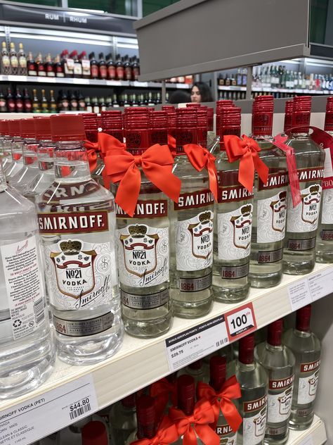 Smirnoff Aesthetic, Red Fashion Aesthetic, Vodka Aesthetic, Smirnoff Bottle, Smirnoff Red, Snapchat Photos, Smirnoff Ice, Alcohol Bottles, Bad Decisions