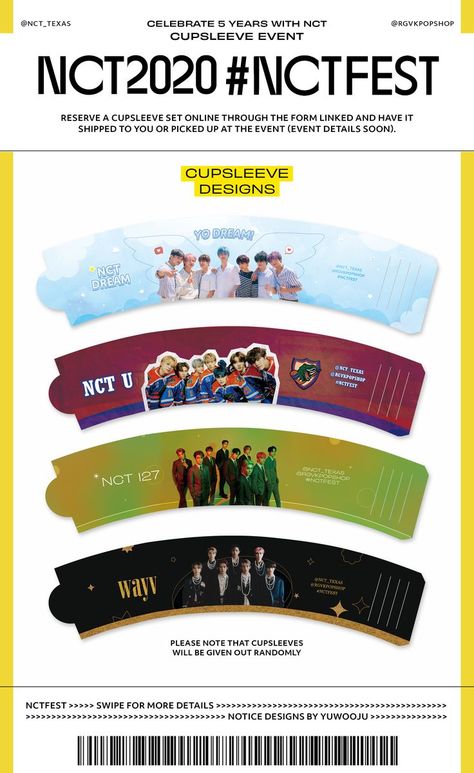 Nct Cupsleeve, Nct Dream, Nct, Design