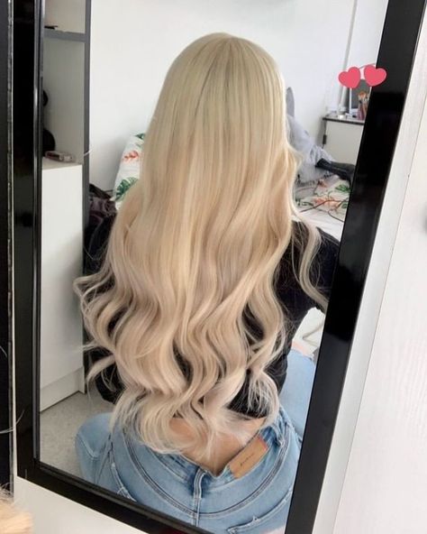 Perfect Blonde Hair, Highlights Ombre, 2023 Hair, Blonde Hair Extensions, Dyed Blonde Hair, Light Blonde Hair, Barbie Hair, Brazilian Remy Hair, Rich Money