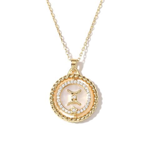 PRICES MAY VARY. ZODIAC NECKLACE DETAILS : Materials: 14K Gold on Brass, Shell, Cubic Zirconia. Measurements: Length: 17.72"(45.0cm) + Extender: 1.97"(5.0cm). Weight: 4.52g. ZODIAC NECKLACE DESIGN : This zodiac necklace features brass shells and is astrology-inspired. Our constellation necklace combines cosmic charm and timeless style, It's a unique gift that will make you shine. ZODIAC NECKLACE : Virgo necklace, Virgo necklace for women, Virgo constellation necklace, Aquarius necklace, zodiac n Galaxy Constellation, Aquarius Necklace, Virgo Necklace, Leo Necklace, Scorpio Necklace, Brass Shell, Astrology Jewelry, Astrology Necklace, Zodiac Sign Necklace