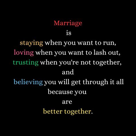 We can overcome any obstacle🌟💑 Follo @womanlywhispers for more…. Marriage is a journey of resilience and unwavering commitment. It is about choosing love over anger, trust over doubt, and unity over separation. . . #bettertogether #marriagejourney #loveandtrust #enduringlove #strongertogether #marriagematters #commitment #loveconquersall #togetherforever Saving My Marriage, Marriage Journey Quotes, Troubled Marriage Quotes, Seperation Marriage, Marriage Quotes Struggling, Marriage Is Hard, Love Conquers All, One Sided Love, Journey Quotes