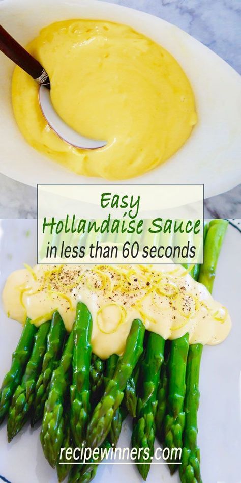 Holondaise Sauce, Vegan Hollandaise Sauce, Hollandaise Recipe, Easy Hollandaise, Easy Hollandaise Sauce, Homemade Hollandaise Sauce, Recipe For Hollandaise Sauce, Gluten Free Sauces, Fish Eggs