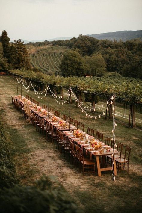 Outdoor Dinner, Wedding 2025, Have Inspiration, Future Wedding Plans, Table Set Up, Long Table, Rustic Garden Decor, Wedding Mood Board, Wedding Idea