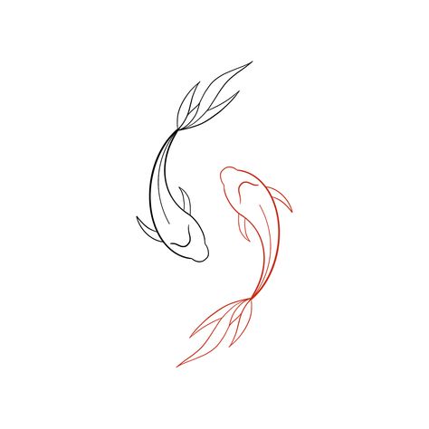 Koi Fish Tattoo Minimal, Minimalist Koi Tattoo, Minimalist Fish Drawing, Koi And Cherry Blossom Tattoo, Pieces Fish Tattoo, Koi Fish Tattoo Placement, Fine Line Koi Fish Tattoo, Koi Fish Tattoo Drawing, Minimalist Fish Tattoo