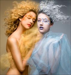 Sun And Moon Costume, Avant Garde Photography, Moon Costume, Eric Bana, Fire Hair, Halloween Fairy, Alexander Skarsgard, Hair Shows, Makeup Photography