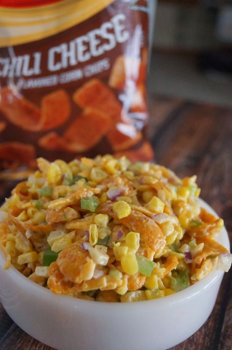 Frito Corn Salad, Salad Kale, Corn Salad Recipes, Chili Cheese, Corn Salad, Corn Recipes, Potluck Recipes, Football Food, Snacks Für Party