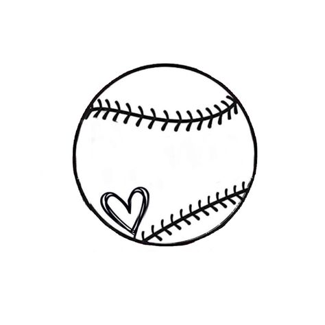 Tiny Baseball Tattoo, Base Ball Drawing, Matching Baseball Tattoos, Fine Line Baseball Tattoo, How To Draw A Baseball, Simple Baseball Tattoo, Small Baseball Tattoo, Small Baseball Tatoos, Softball Drawings Easy