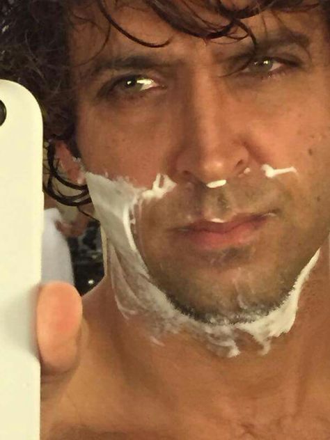 ♡ Clean Shave, Clean Shaven, Mens Shaving, Hrithik Roshan, Clint Eastwood, Real Man, Best Actor, Facebook Page, Nostril Hoop Ring