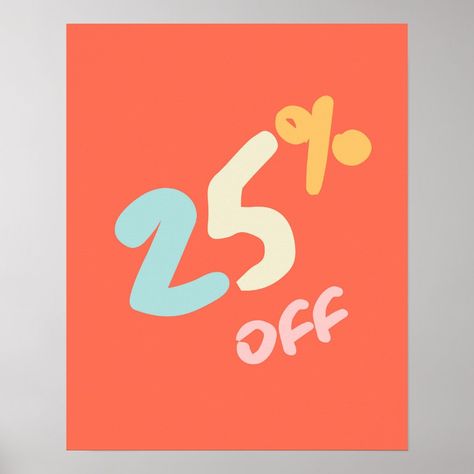 Boutique Sale Sign, Retail Store Signage, 25% Off Poster 25 Off Sale Sign, Retail Store Signage, Sale Signs, Store Signage, Sale Sign, Shop Boutique, Boutique Sales, For Sale Sign, Retail Store