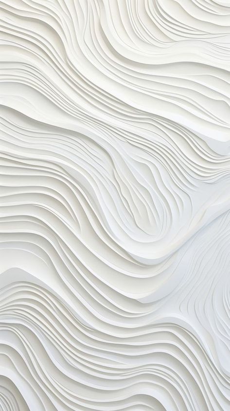 Wave pattern white wall backgrounds. AI generated Image by rawpixel. | premium image by rawpixel.com / Jigsaw Minimalist Wall Pictures, Nice White Background, Basic Color Wallpaper, Waves On Wall, Wave Pattern Wallpaper, White Aesthetic Background, Aesthetic White Background, Basic Wallpapers, White Background Aesthetic