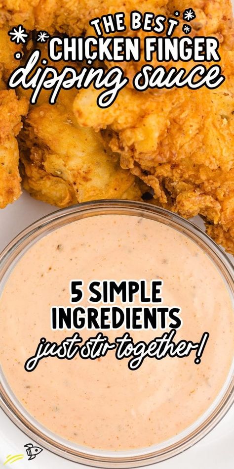 This tasty chicken finger dipping sauce is sweet and tangy. It is a delicious homemade option for dipping your chicken fingers and chicken nuggets. Best Chicken Nugget Dipping Sauce, Chicken Strip Sauce, Chicken Tender Dipping Sauce, Cold Dips Recipes, Chicken Finger Dipping Sauce, Chicken Nugget Sauce, Nugget Dipping Sauce, Nugget Sauce, Chicken Wing Dipping Sauce