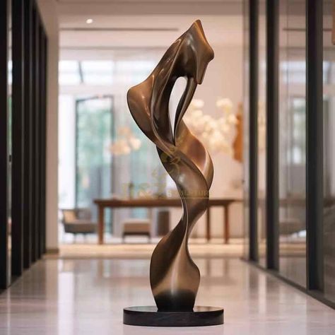 modern bronze sculpture,abstract bronze sculpture,modern bronze sculpture for sale,abstract bronze sculpture for sale,bronze sculpture,bronze sculpture for sale,hotel sculpture,villa,hotel decor,villa decor Tall Floor Sculptures, Modern Art Statue, Abstract Statue Modern, Entryway Sculpture, Abstract Sculpture Ideas, Zen Retreat, Indoor Sculpture, Floor Sculpture, Villa Decor