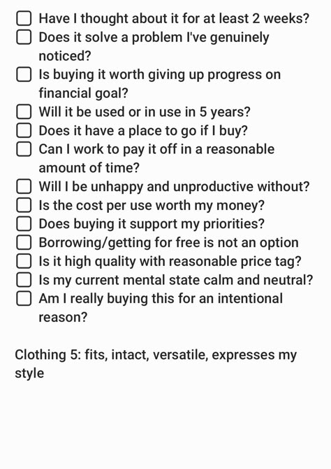 Impulse spending checklist Impulse Buying, How To Stop Being Impulsive, Impulse Buying Checklist, Impulse Spending, Impulsive Spending, Conscious Spending Plan, Stop Impulse Spending, Shopping Checklist, Recurring Tasks Planner