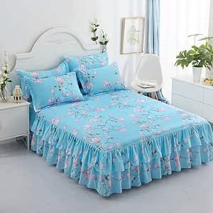 Lace Bedspread, Lace Bedding Set, Bedskirts, Cama Queen Size, Solid Bed, Queen Bed Sheets, Lace Bedding, Queen Bedspread, Ruffle Bed Skirts