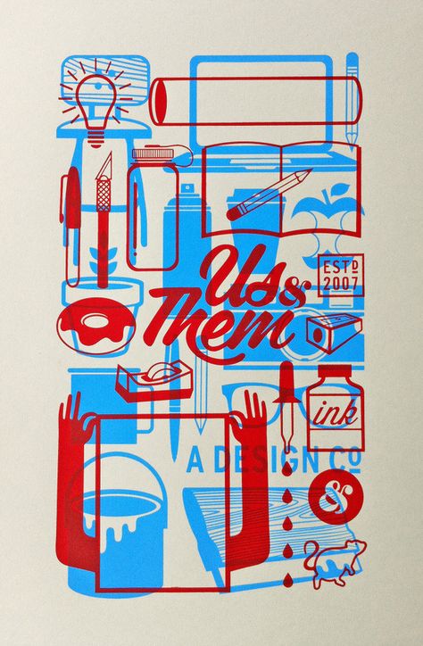 Risograph Illustration, Risograph Design, Red And Blue Logo, Mises En Page Design Graphique, Best Posters, Typography Images, Screen Printing Art, Posca Art, Riso Print