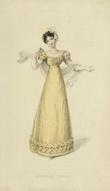 EKDuncan - My Fanciful Muse: Regency Era Fashions - Ackermann's Repository 1823 1823 Fashion, 1810s Dress, Brighton Aesthetic, 1820 Dress, 1820s Dress, 1800s Dresses, 1820 Fashion, 1840s Fashion, 1820s Fashion