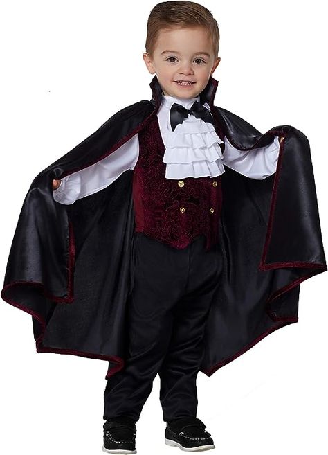 Spirit Halloween Toddler Vampire Costume Deluxe Toddler Vampire Costume, Dracula Costume, Halloween Toddler, Vampire Costume, Toddler Halloween, Iconic Movies, Dracula, Spirit Halloween, Halloween Kids