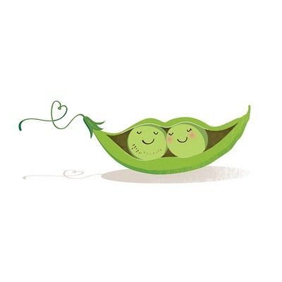 2 Peas in a Pod | Doodles and things...: Like 2 peas in a pod. Pod Tents, 2 Peas In A Pod, Image Girly, Peas In A Pod, Twins Baby Shower, Sister Tattoos, Food Illustrations, Cute Illustration, 그림 그리기