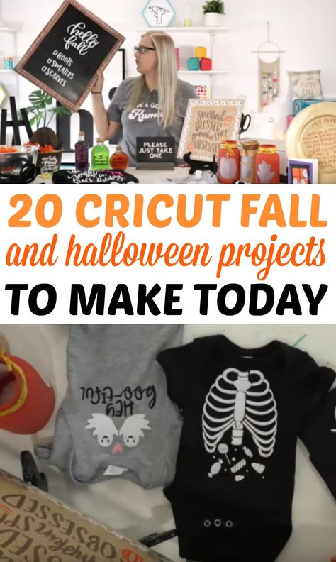 Cricut Projects Beginner Halloween, Cricut Projects For Halloween, Cricut Projects Vinyl Halloween, Halloween Crafts To Sell Cricut, Halloween Cricut Ideas To Sell, Circuit Halloween Projects, Cricut Halloween Decor, Cricut Projects Halloween, Halloween Cricut Projects To Sell