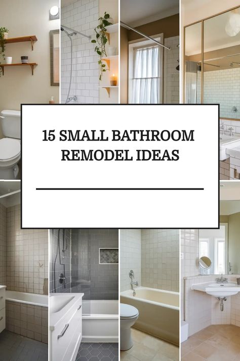 Looking to transform your bathroom but worried about the cost? Explore these budget-friendly bathroom remodel ideas to update your space without breaking the bank. From small bathroom remodel designs to master bathroom renovations, get inspired to create the perfect oasis in your home. Whether you're planning a complete bathroom remodel or just making a few updates, these tips and tricks will help you achieve your dream look within your budget. Say goodbye to that outdated space and hello to a f Bathroom With White Medicine Cabinet, Small Bathrooms With Bathtubs Ideas, 4 X 8 Bathroom Design, Small Bathroom With Shower Layout, Small Full Bath Remodel, Economical Bathroom Remodel, Budget Shower Ideas, Hallway Bathroom Ideas With Tub, Small Bathroom Remodel Master