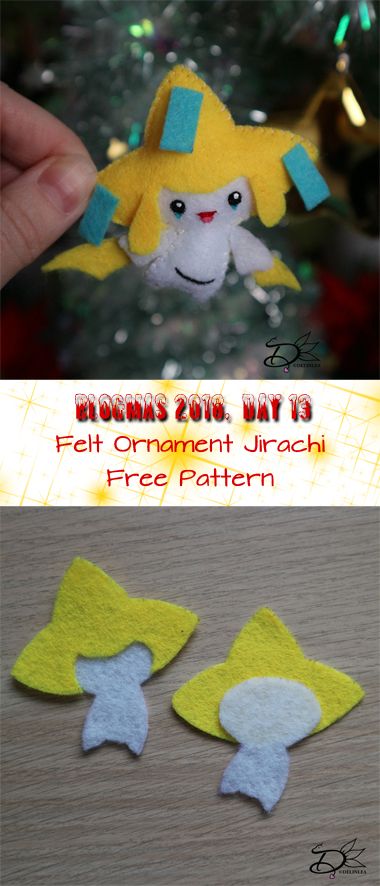 Pokemon Tree Christmas, Pokemon Felt Ornaments, Anime Christmas Decorations, Pokemon Felt Pattern, Nerdy Sewing Projects, Pokemon Crafts Diy, Pokemon Ornaments Diy, Pokémon Ornaments, Pokemon Diy Crafts